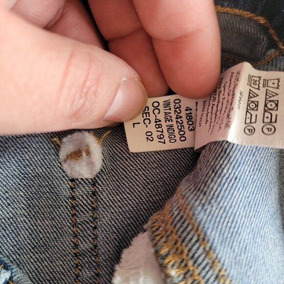 Spanx Flare Leg Pull-On Jeans Size L High Rise Light Blue Stretchy Slimming Euc - Picture 4 of 10